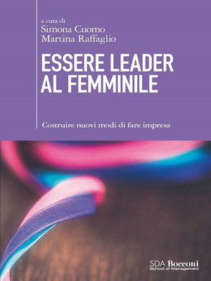 cover image of Essere leader al femminile